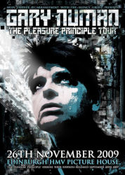 Gary Numan 2009 Venue Poster Edinburgh